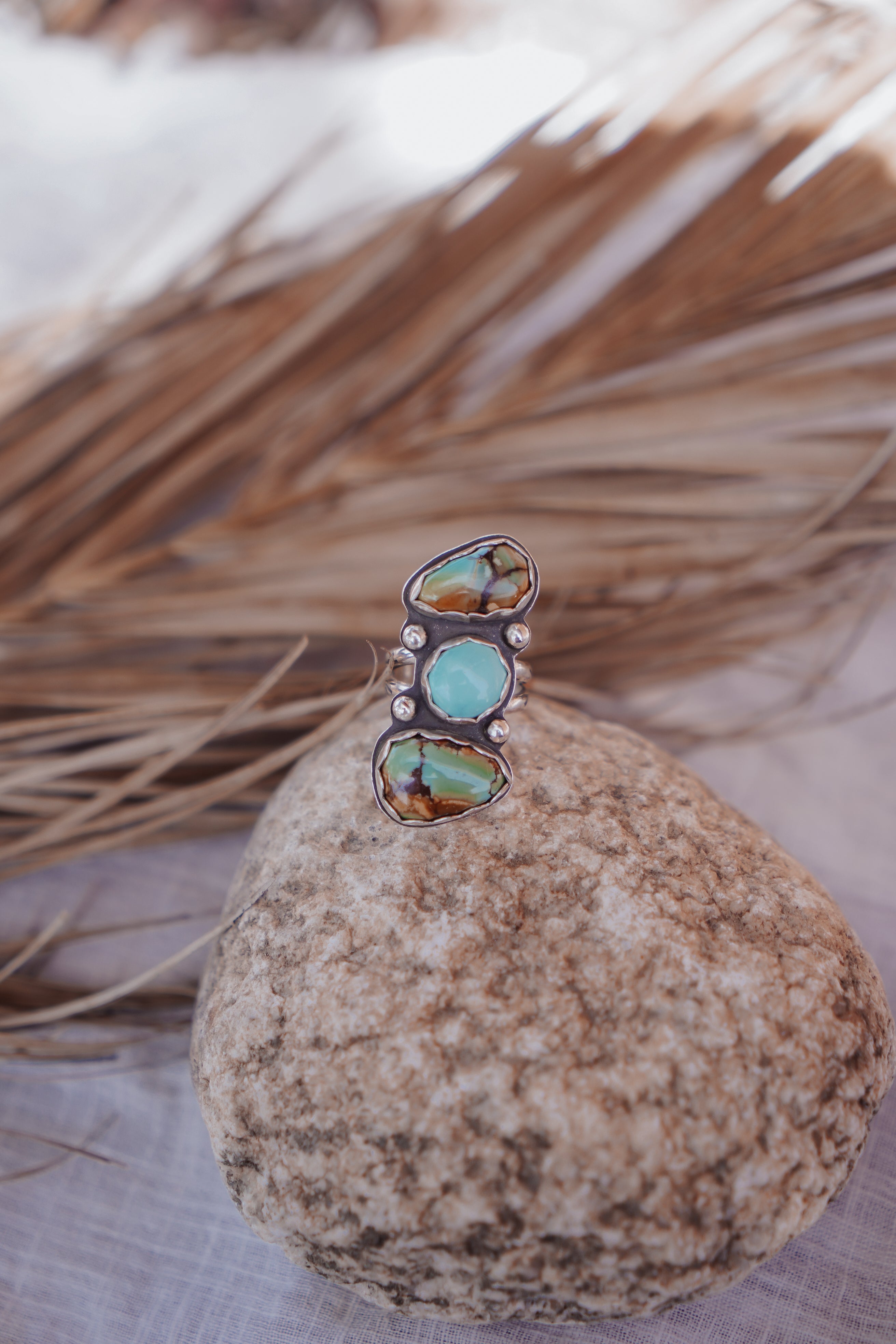 Arc Turquoise Ring – Stitch and Stone