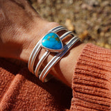 Cuff in Kingman Turquoise