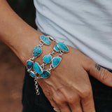 Stepping Stone Bracelet in Sonoran Gem Turquoise