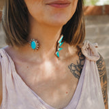 Neck Cuff in Campitos Turquoise