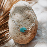 Anklet in Egyptian Turquoise