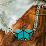 Necklace in Campitos & Hubei Turquoise