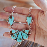 Statement Necklace in No. 8 Turquoise