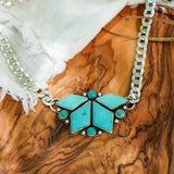 Necklace in Campitos & Hubei Turquoise