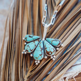 Statement Pendant in No. 8 Turquoise