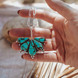 Statement Pendant in No. 8 Turquoise