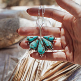 Statement Pendant in No. 8 Turquoise