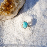 The Crest Ring in Sonoran Mountain Turquoise (Size 7.5)