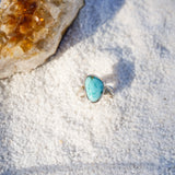 The Crest Ring in Sonoran Mountain Turquoise (Size 7.5)