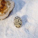 Dalmatian Jasper Ring (Size 9)