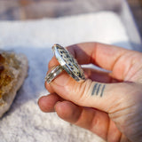 Dalmatian Jasper Ring (Size 9)