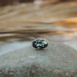 Horizontal Ring in Hubei Turquoise (Size 9.25)