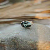 Horizontal Ring in Hubei Turquoise (Size 9.25)