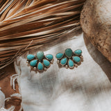 Ear Crawlers in Kingman Turquoise