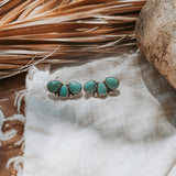 Ear Crawlers in Kingman Turquoise