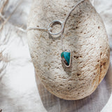 Dainty Lariat in Spiny Oyster with Kingman Turquoise