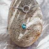 Dainty Lariat in Egyptian Turquoise