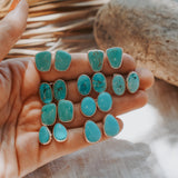 Stud Earrings in Campitos Turquoise