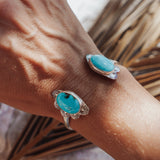 Canyon Wrap Cuff in Nacozari Turquoise