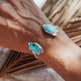 Canyon Wrap Cuff in Nacozari Turquoise