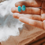 Stud Earrings in Sonoran Mtn Turquoise