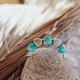 Statement Cuff in Kingman Turquoise