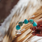 Statement Cuff in Kingman Turquoise