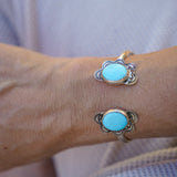 The Canyon Wrap Cuff in Campitos Turquoise