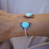 The Canyon Wrap Cuff in Campitos Turquoise