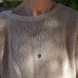 Dainty Lariat in Spiny Oyster with Kingman Turquoise