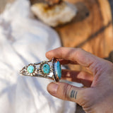 The Flora Cuff in Sonoran Mountain Turquoise