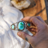 The Flora Cuff in Sonoran Mountain Turquoise