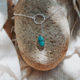 Dainty Lariat in Egyptian Turquoise