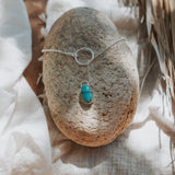 Dainty Lariat in Egyptian Turquoise