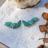 Ear Crawlers in Royston Turquoise