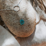 Dainty Lariat in Turquoise Mountain