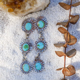 The Flora Dangle Earring in Sonoran Mountain Turquoise