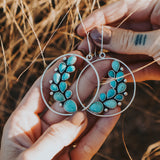 Earrings in Kingman Turquoise