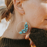 Earrings in Kingman Turquoise