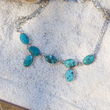 Necklace in Whitewater Turquoise