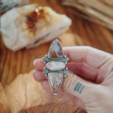 Cairn Ring in Ocean Jasper (Size 6)