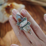 Cairn Ring in Ocean Jasper (Size 6)