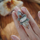 Cairn Ring in Ocean Jasper (Size 6)