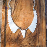 Desert Wings Collar in White Buffalo