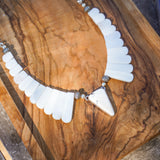 Desert Wings Collar in White Buffalo