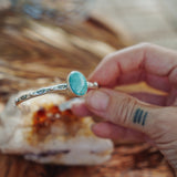 Stacking Cuff in Whitewater Turquoise