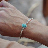 Stacking Cuff in Egyptian Turquoise