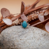 Ellipsis Ring in Egyptian Turquoise (Size 9)