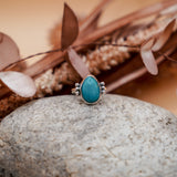 Ellipsis Ring in Egyptian Turquoise (Size 9)