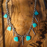 Charm Necklace in Tyrone Turquoise